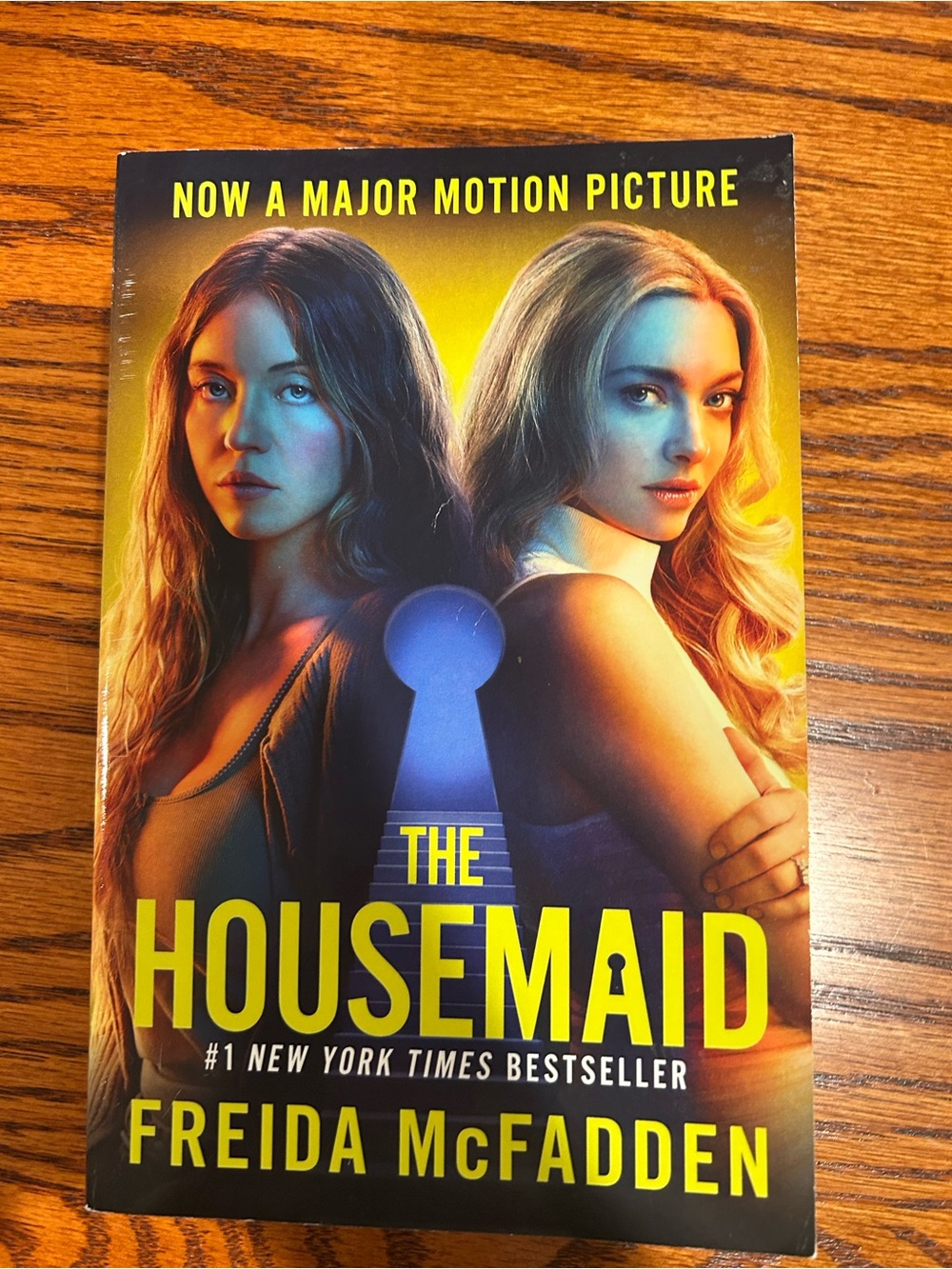 The Housemaid by Freida McFadden - Yellow & Blue Thriller Paperback